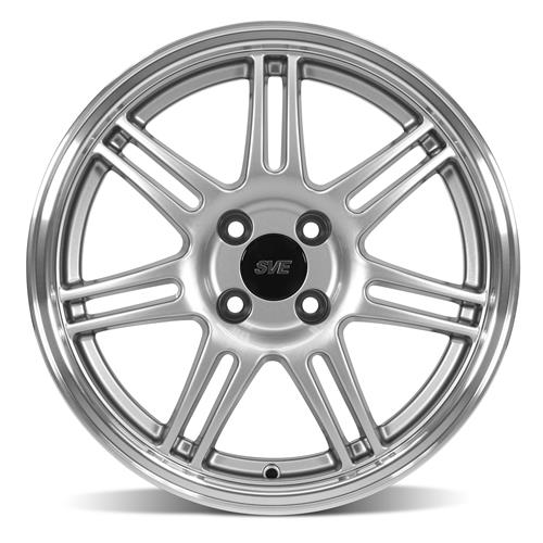 1979-93 Mustang SVE  4 Lug Anniversary Wheel & Nitto Tire Kit  - 17x9 - Anthracite