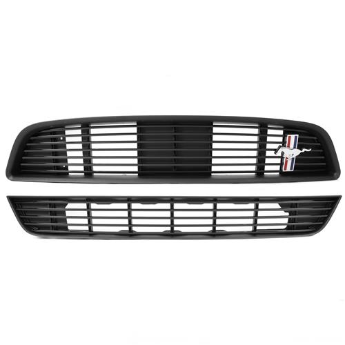 Mustang California Special Upper and Lower Grille Kit (13-14)