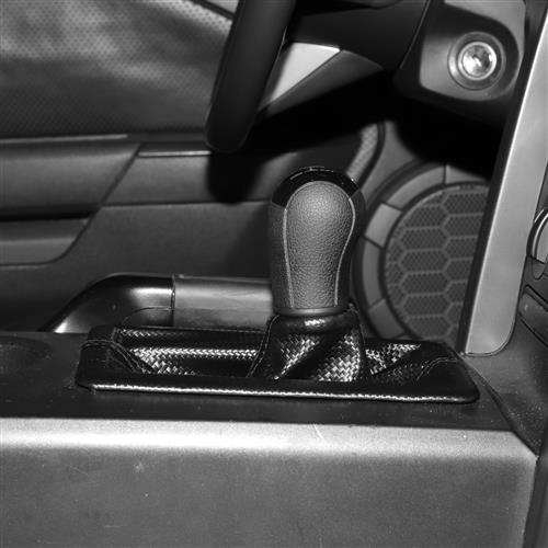 2005 09 Mustang Carbon Fiber Pattern Shift Boot By Scott Drake