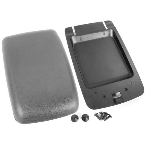 1987-1993 Mustang Center Console Arm Rest Pad Kit - Dark Gray