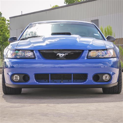 2003-2004 Ford Mustang Cobra Black Front Lower Chin Spoiler w/ Retainers 