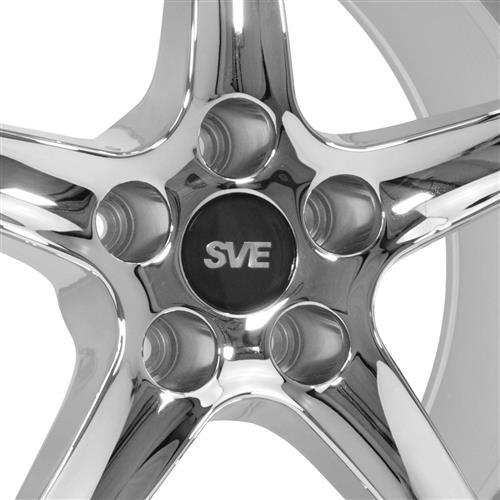 1979-93 Mustang SVE 4 Lug Cobra R Wheel & Sumitomo Tire Kit  - 17x9 - Chrome