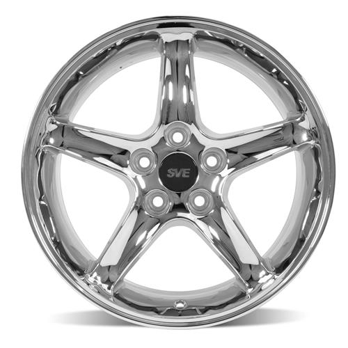 1994-04 Mustang SVE 95 Cobra R Wheel & Sumitomo Tire Kit - 17x9 - Chrome