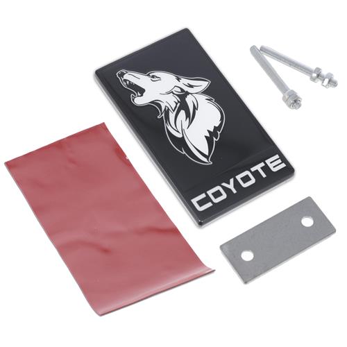 Mustang MF-Auto Designs Coyote Emblem - Black w/ White | 15-22