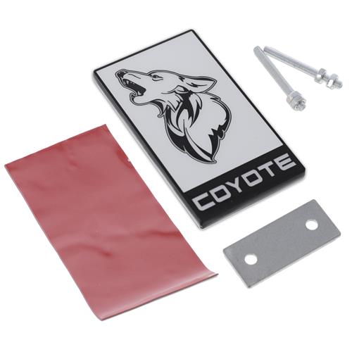 MF Auto Designs Both, White GT350 Style Coyote Badge 