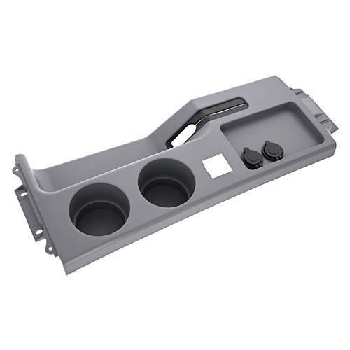 Fox Body Cup Holder Center Console Panel - Gray