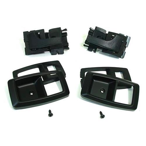 Mustang Deluxe Inner Door Handle & Bezel Kit Black (7993)