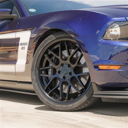 2005-14 Mustang Downforce Wheel Kit - 20x8.5/10  - Gloss Black