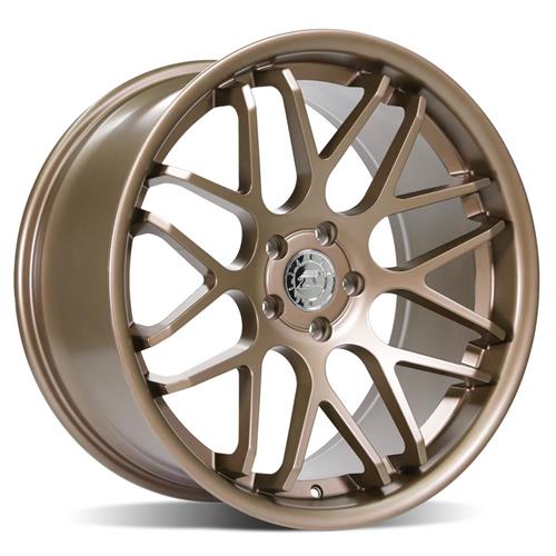 2024 Mustang Downforce Wheel & Nitto Tire Kit - 20x8.5/10 - Satin Bronze