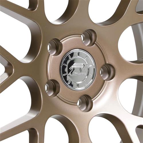 2024 Mustang Downforce Wheel & Ohtsu Tire Kit - 20x8.5/10 - Satin Bronze