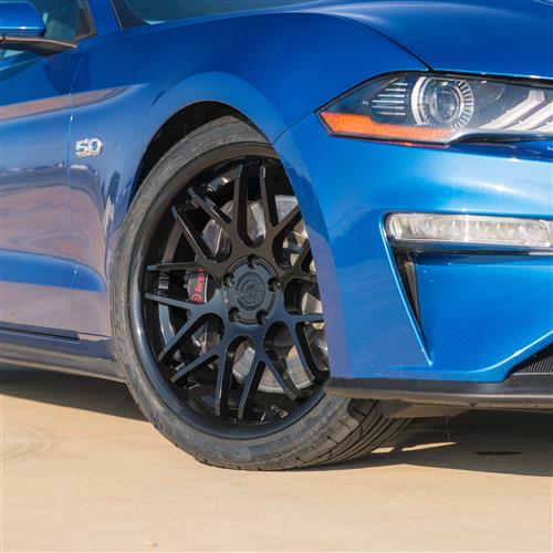 2015-23 Mustang Downforce Wheel & Nitto Tire Kit  - 20x8.5/10 - Gloss Black