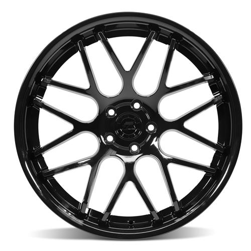2015-23 Mustang Downforce Wheel & Nitto Tire Kit  - 20x8.5/10 - Gloss Black