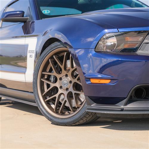 2005-14 Mustang Downforce Wheel & Nitto Tire Kit  - 20x8.5/10 - Satin Bronze