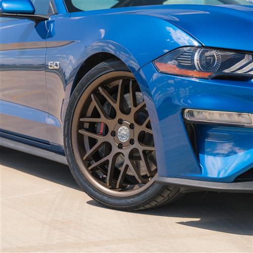 2015-22 Mustang Downforce Wheel & Nitto Tire Kit  - 20x8.5/10 - Satin Bronze