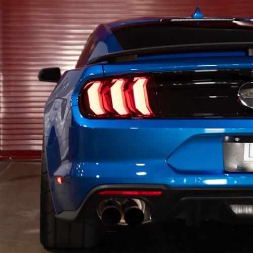 2015-2022 Mustang Smoked Sequential Tail Lights - 2018 Style