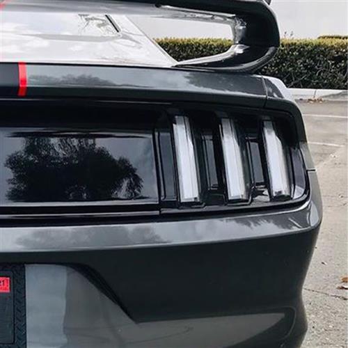 2015-2023 Mustang Euro Tail Lights - Clear Sequential by Winjet