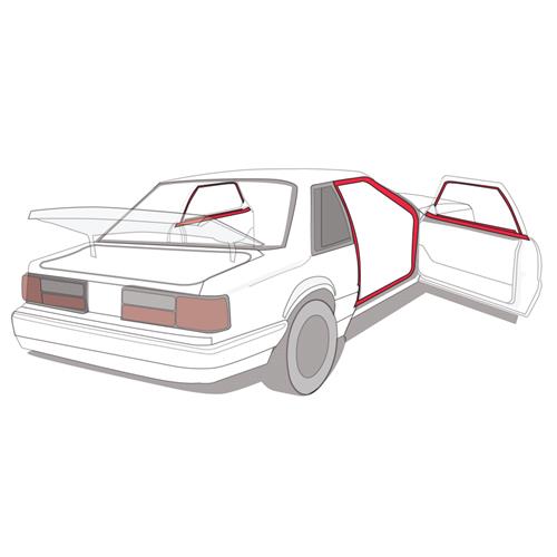 1983-86 Mustang Exterior Renewal Kit