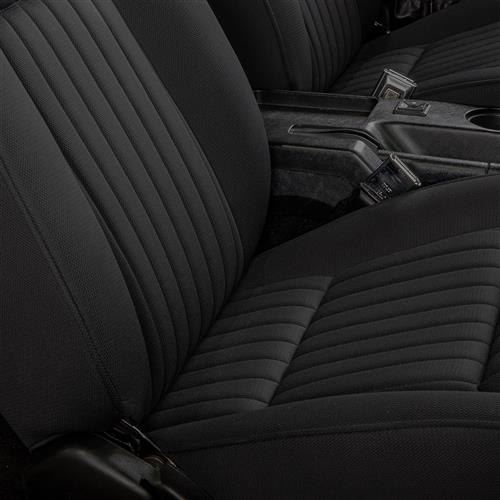 Fox Body Mustang Factory Style Black Cloth Sport Seats | 79-93