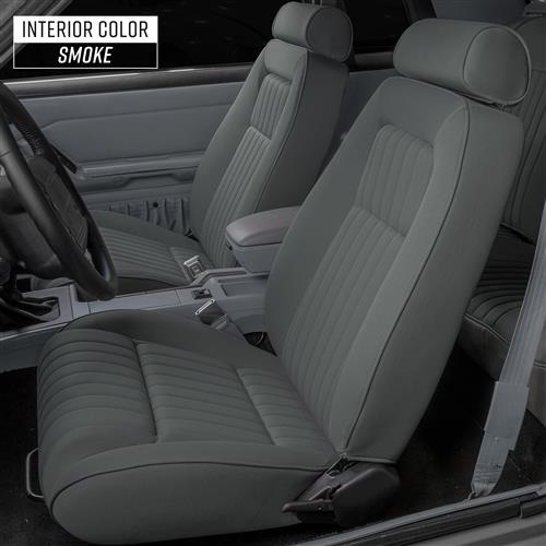Fox Body Mustang Factory Style Gray Cloth Sport Seats | 79-93
