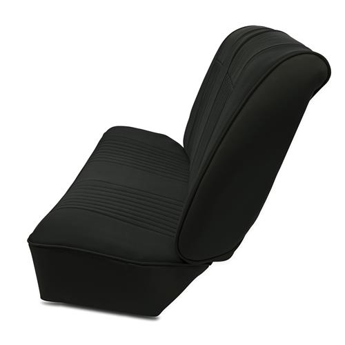 1979-93 Mustang Factory Style Sport Rear Seat Upholstery  - Black Cloth Coupe