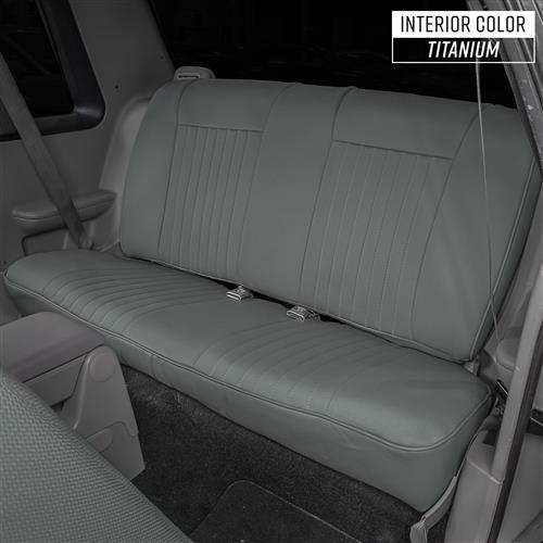 1990-1993 Mustang Factory Style Sport Rear Seat Upholstery - Gray Cloth Convertible