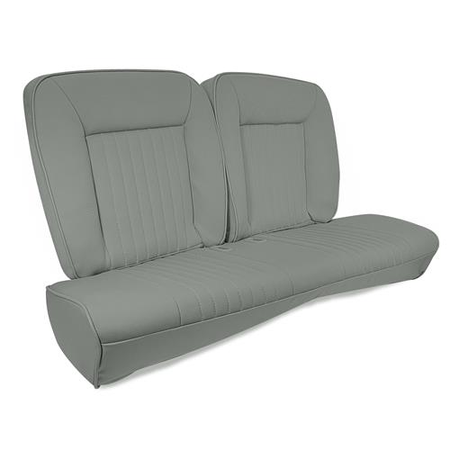 1984-93 Mustang Factory Style Sport Rear Seat Upholstery  - Gray Cloth Hatchback