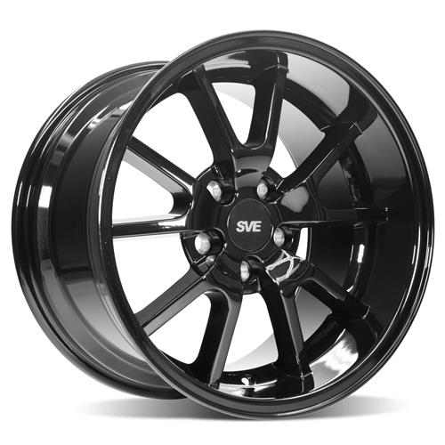 1994-04 Mustang SVE FR500 Wheel & Nitto Tire Kit  - 17x9/10.5 - Gloss Black