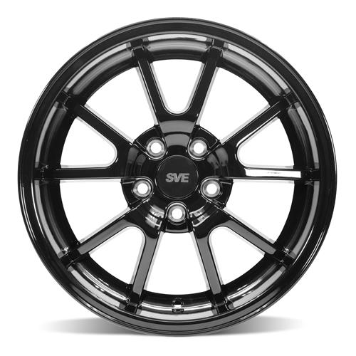 1994-04 Mustang SVE FR500 Wheel & Nitto Tire Kit  - 17x9/10.5 - Gloss Black