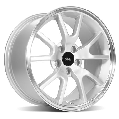 1994-04 Mustang SVE FR500 Wheel & M/T Tire Kit  - 17x9/10.5 - Silver