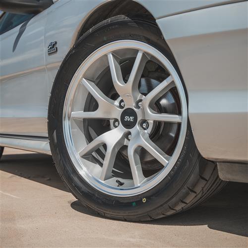 1994-04 Mustang SVE FR500 Wheel & M/T Tire Kit  - 17x9/10.5 - Silver
