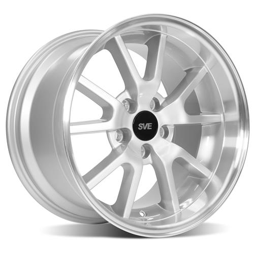 1994-04 Mustang SVE FR500 Wheel & M/T Tire Kit  - 17x9/10.5 - Silver