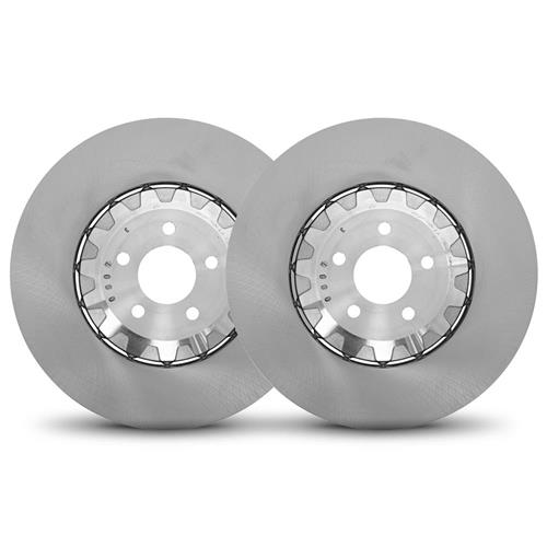 thumbnail image 2 of SHW Performance Front Drilled/Slotted Brake Rotors (Pair) For Shelby GT350/GT350R – 394mm OEM Replacements 2 of 2