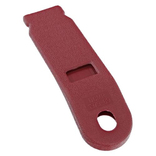 1987-1989 Mustang Front Seat Belt Buckle Sleeve - Red