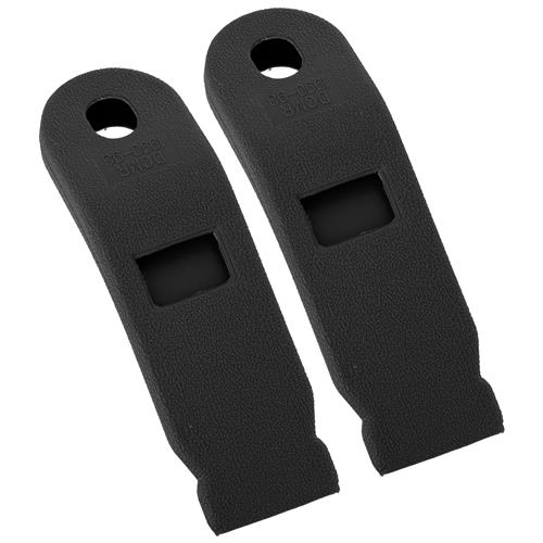 Mustang Front Seat Belt Sleeve Kit Black (79-89) - LMR