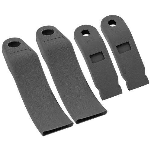 Mustang Front Seat Belt Sleeve Kit Dark Gray/SVO Gray (79-86)