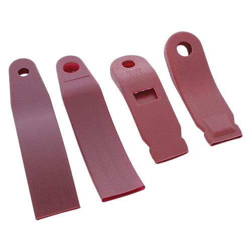 1990-1992 Mustang Front Seat Belt Sleeve Kit - Red