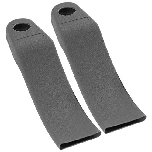 Mustang Front Seat Belt Sleeve Kit Smoke Gray (87-89)