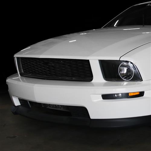 2005-09 Black Mustang Headlights – Halo 