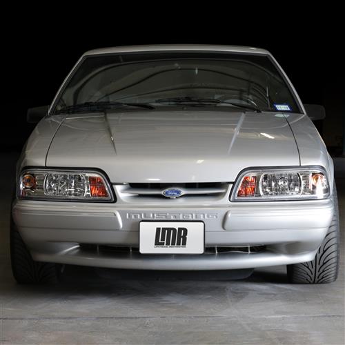 1987-93 Mustang One Piece Headlight Kit Chrome