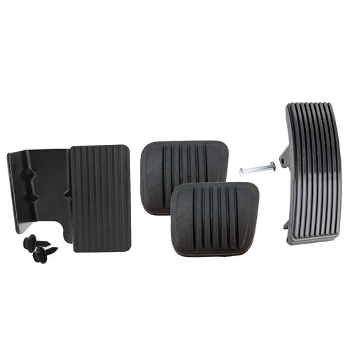 1985-93 Mustang Pedal Pad Kit for Manual Transmission Except Svo