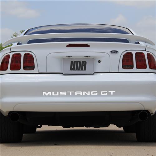 1994-98 Mustang Rear Bumper Insert Decals White