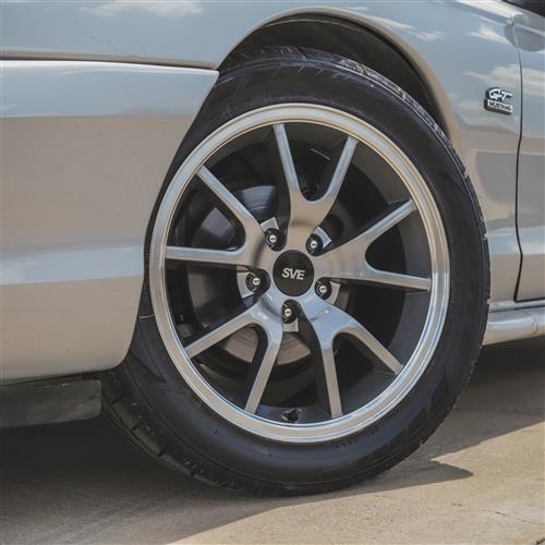 1994-04 Mustang SVE FR500 Wheel & Nitto Tire Kit - 17x9/10.5 - Anthracite