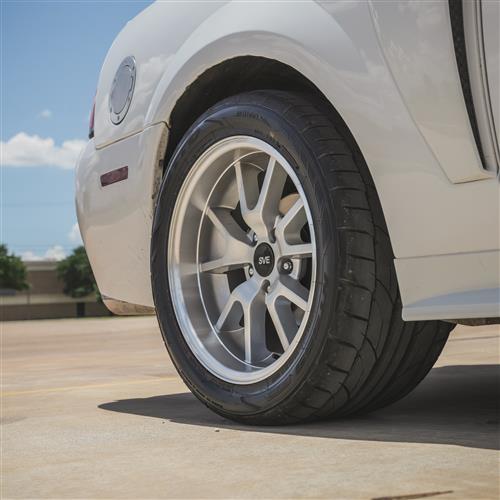 1994-04 Mustang SVE FR500 Wheel & Nitto Tire Kit  - 17x9/10.5 - Silver