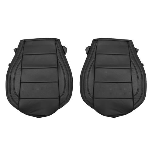 2015-2023 Mustang Factory Style Leather Seat Upholstery - Black