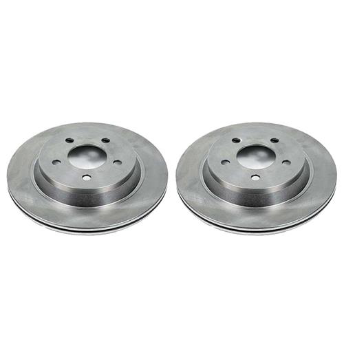 1994-2004 Mustang PowerStop 11.65" Cobra Style Rear Brake Kit w/ Stock Rotors - Red