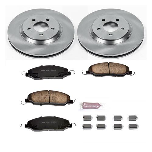 2005-2014 Mustang PowerStop OE Rotor & Pad Kit - Front - GT/V6 - 12.43"