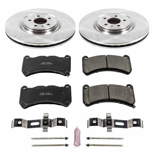 2013-2014 Mustang PowerStop OE Rotor & Pad Kit - Front - GT500 - 15"