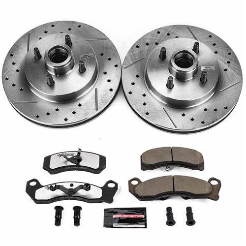 1987-1993 Mustang 5.0 PowerStop Z26 Rotor & Pad Kit - Front