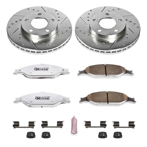 1999-2004 Mustang PowerStop Z26 Rotor & Pad Kit - Front - GT/V6