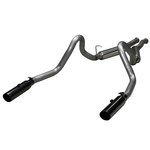 1979-04 Mustang Pypes Pype Bomb Cat Back Exhaust System Black